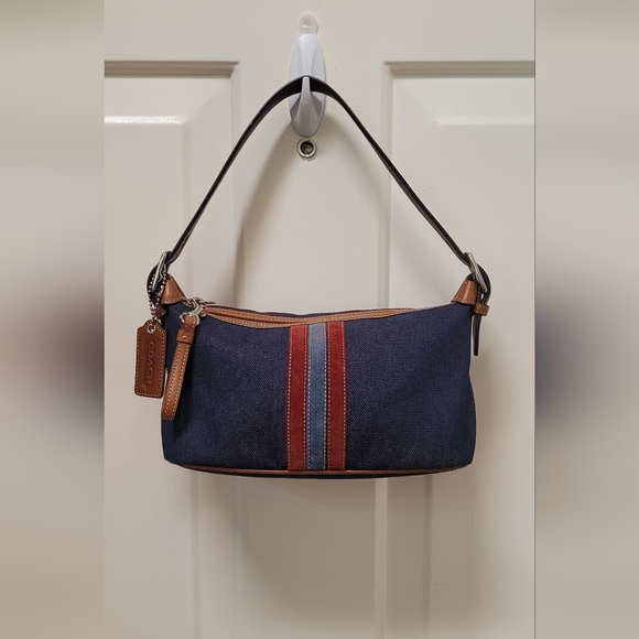 Authentic Coach Denim Small Purse-Never used - Picture 1 of 15